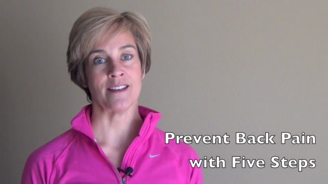 Prevent Back Pain with Five Steps – Screenshot 4