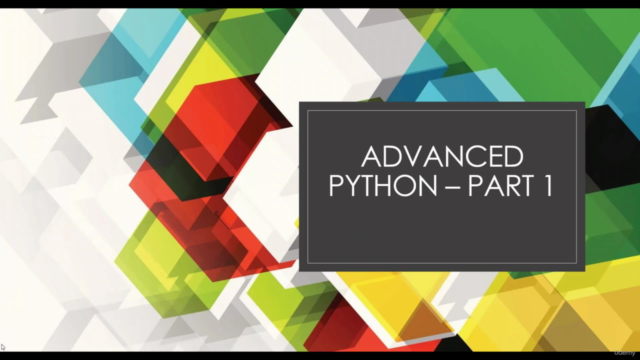 Intro to advanced python topics – Screenshot 1