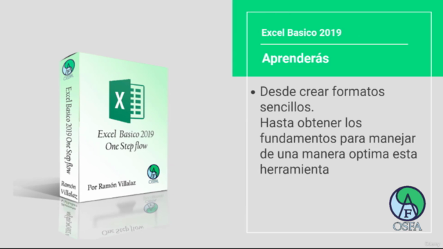 MS Excel Básico 2019 OSFA – Screenshot 3