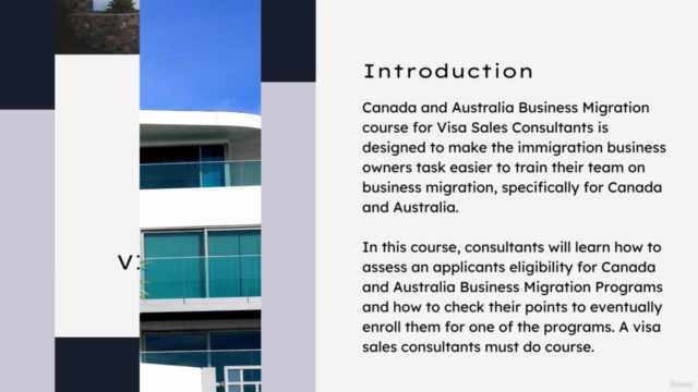 Business Migration Training - Visa Sales Consultant – Screenshot 1