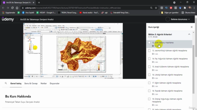 Potansiyel Taban Suyu Seviyesi Analizi – Screenshot 2