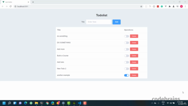 Build A TodoList Fast with Ruby on Rails and Vue – Screenshot 1