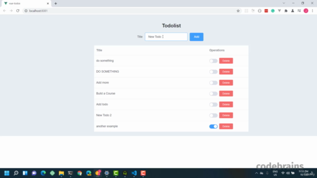 Build A TodoList Fast with Ruby on Rails and Vue – Screenshot 2