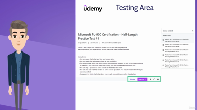 Practice Exams | SC-900: MS Security, Compliance & ID Fundam – Screenshot 2