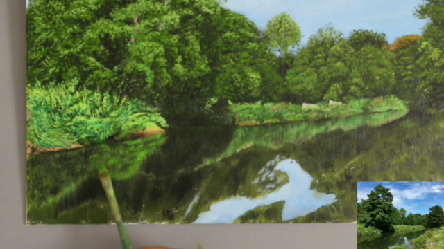 BASIC OIL PAINTING BEGINNING DRAWING LESSON (LANDSCAPE STUDY – Screenshot 3
