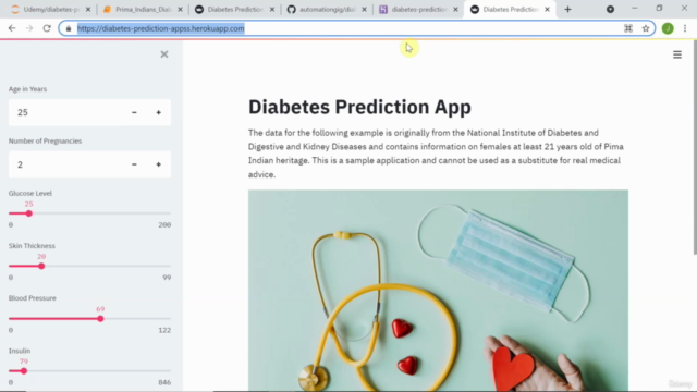 Data Science: Diabetes Prediction- Model Building Deployment – Screenshot 4