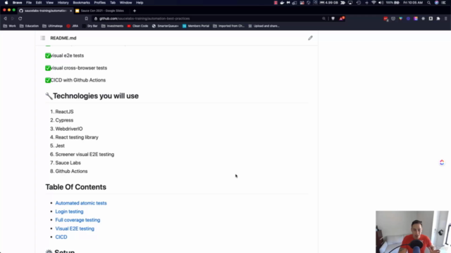 React Web App Testing With NodeJs, Cypress, and WebDriverIO – Screenshot 4