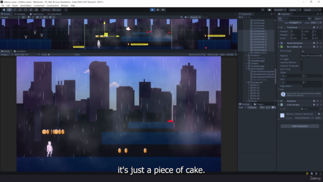 The Complete Guide to Unity 2D : Endless Runner – Screenshot 3