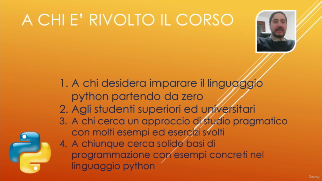 Linguaggio python: dalle basi a PRO. Il mega corso MASTER – Screenshot 2