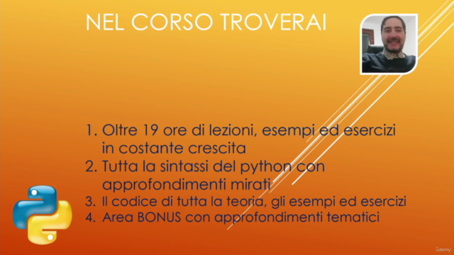 Linguaggio python: dalle basi a PRO. Il mega corso MASTER – Screenshot 3