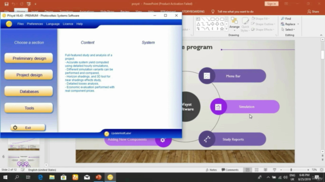 PVsyst Solar Energy المستوى الثاني Project Design – Screenshot 4
