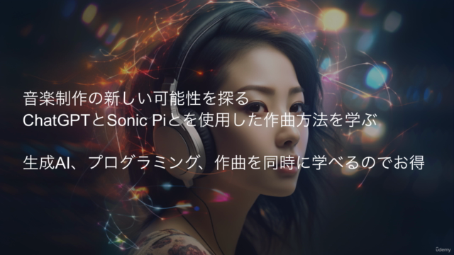 対話AIで音楽を作ろう!【ChatGPT+Sonic Pi】 -生成AIと会話しながら作るAI楽曲- – Screenshot 1