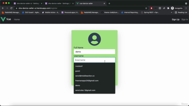 Go Java Full Stack With Spring Boot and Vue JS (Inc. Vuex) – Screenshot 1