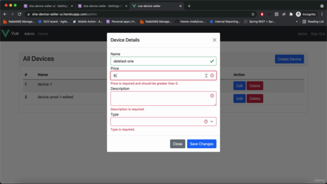 Go Java Full Stack With Spring Boot and Vue JS (Inc. Vuex) – Screenshot 3