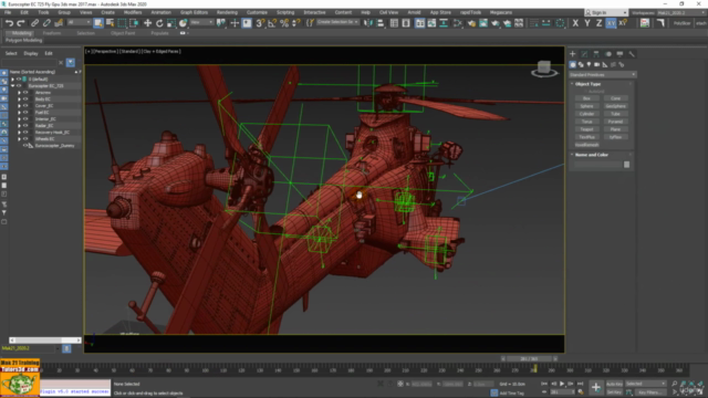 Making of Eurocopter 725 3ds max Modellazione Avanzata. – Screenshot 4