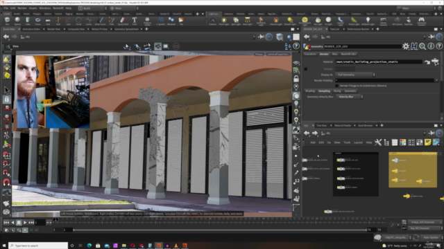 Houdini FX : Creating a Building Explosion – Screenshot 1