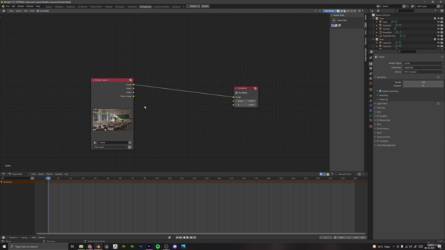 3D Classroom Environment Creation in Blender - Screenshot_04