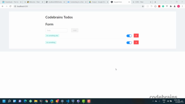 Build A TodoList with Go (Golang), Fiber and Angular – Screenshot 1