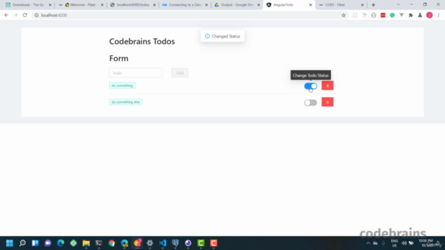 Build A TodoList with Go (Golang), Fiber and Angular – Screenshot 2