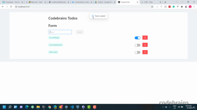 Build A TodoList with Go (Golang), Fiber and Angular – Screenshot 3