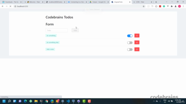 Build A TodoList with Go (Golang), Fiber and Angular – Screenshot 4