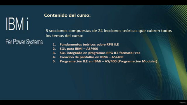 Lenguaje RPG ILE para IBM I (AS/400) en formato Free con SQL – Screenshot 1