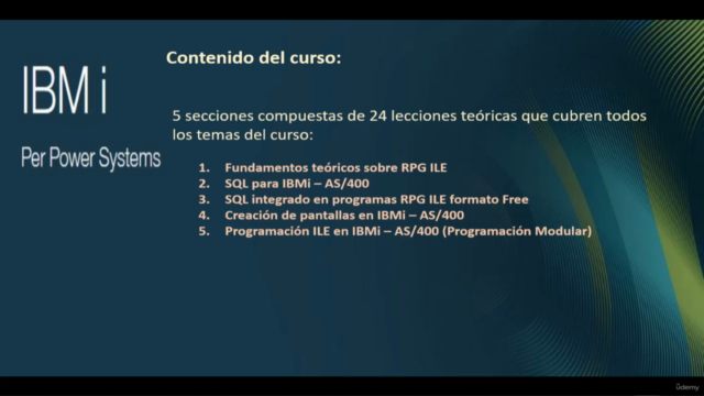 Lenguaje RPG ILE para IBM I (AS/400) en formato Free con SQL – Screenshot 2