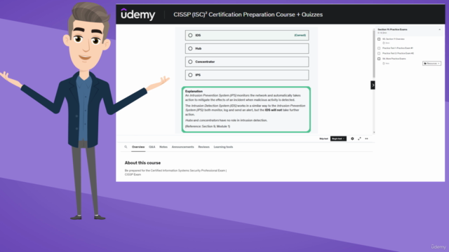 CISSP (ISC)² Certification Preparation Course + Quizzes – Screenshot 4