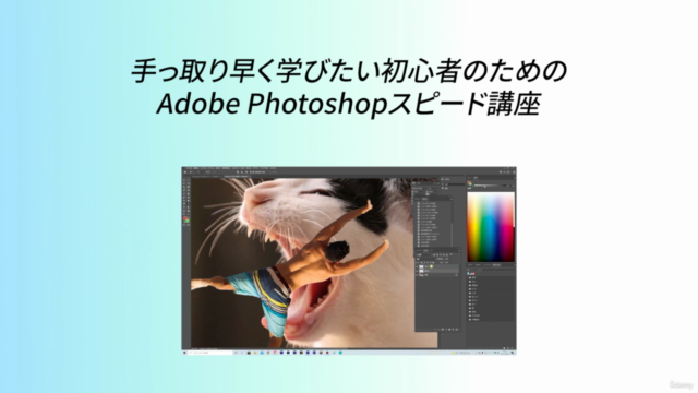 【無料】手っ取り早く学びたい初心者のためのAdobe Photoshopスピード講座【FREE】 – Screenshot 3