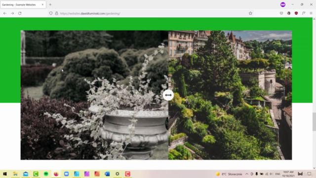 Design & Build a Gardening Website in Designer and Oxygen – Screenshot 4