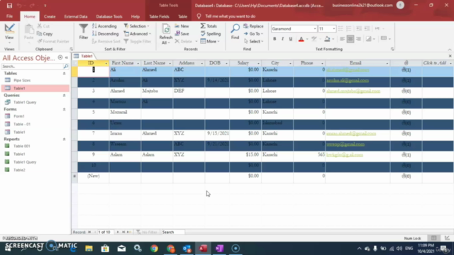 Microsoft Office Course | Microsoft Outlook OneNote & Access – Screenshot 3