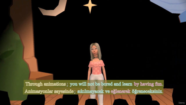 Diyaloglar ile İngilizce (Animasyonlu/Renkli Çift Altyazılı) – Screenshot 4