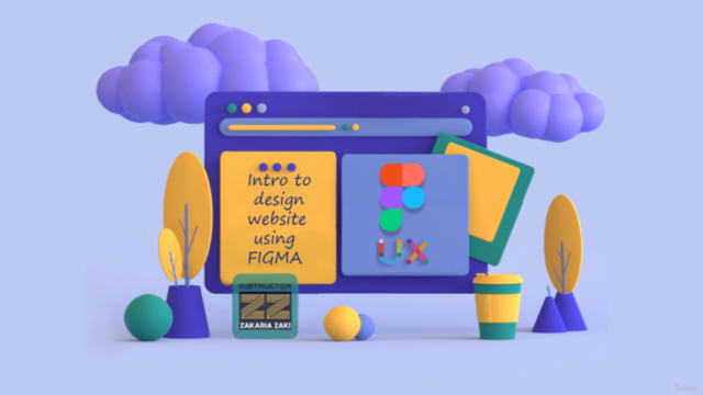 UI design using FIGMA - how to build website's pages – Screenshot 4