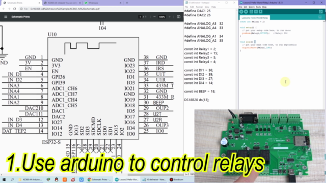 IoT Automation with Arduino IDE by ESP32 board--Part 1 – Screenshot 1
