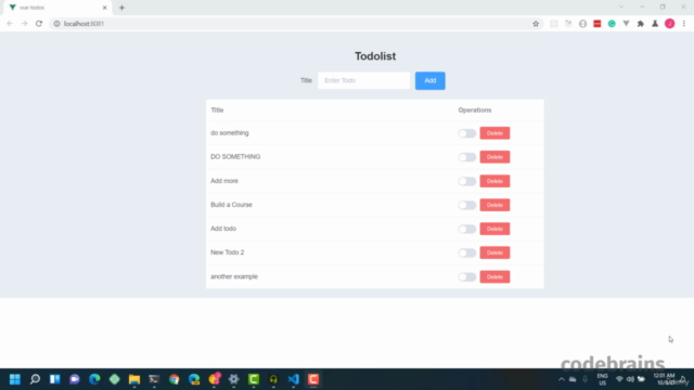 Build A TodoList with NestJS and Vue JS - Screenshot_01