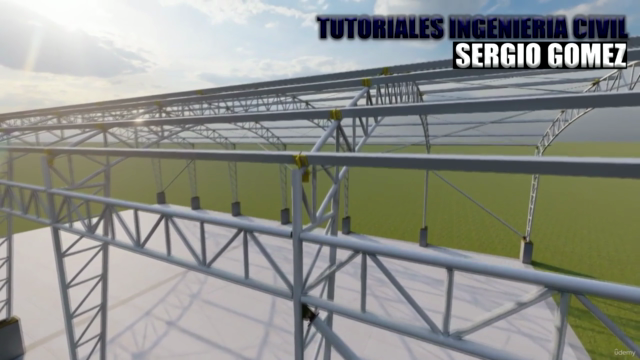 Modelado de cubiertas metálicas en Revit – Screenshot 1