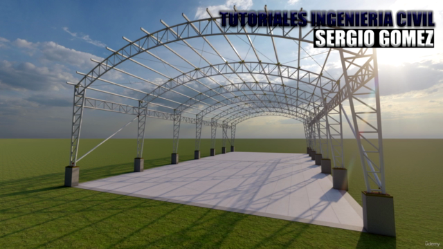 Modelado de cubiertas metálicas en Revit – Screenshot 3