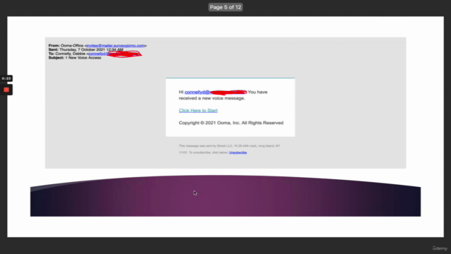 Email Phishing – Screenshot 3