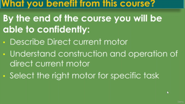 Direct Current motor – Screenshot 2