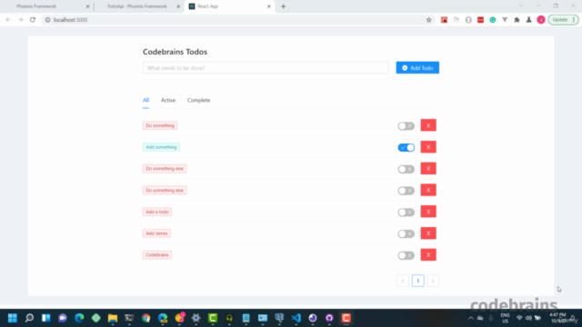 Build A TodoList with Phoenix, Elixir and React – Screenshot 1