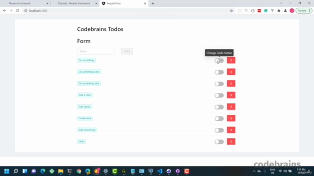 Build A TodoList with Phoenix, Elixir and Angular – Screenshot 2