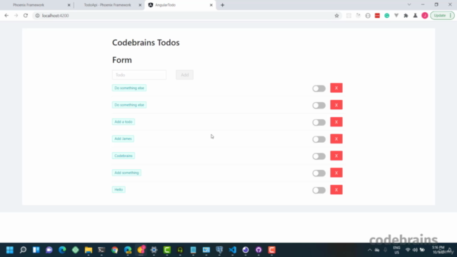 Build A TodoList with Phoenix, Elixir and Angular – Screenshot 4