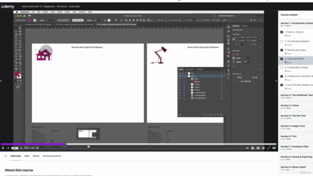 Adobe Illustrator CC | Intermediate | Workshop | Essentials - Screenshot_01