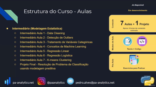 Python para Data Science e Analytics - Do Zero ao Avançado – Screenshot 2
