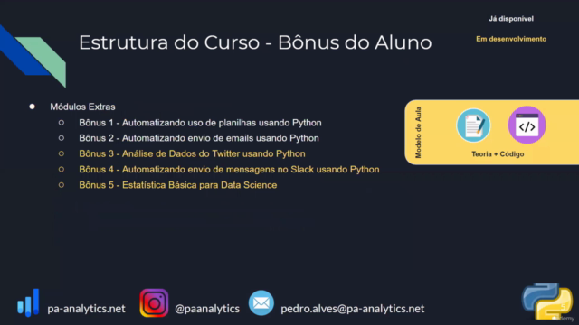 Python para Data Science e Analytics - Do Zero ao Avançado – Screenshot 3