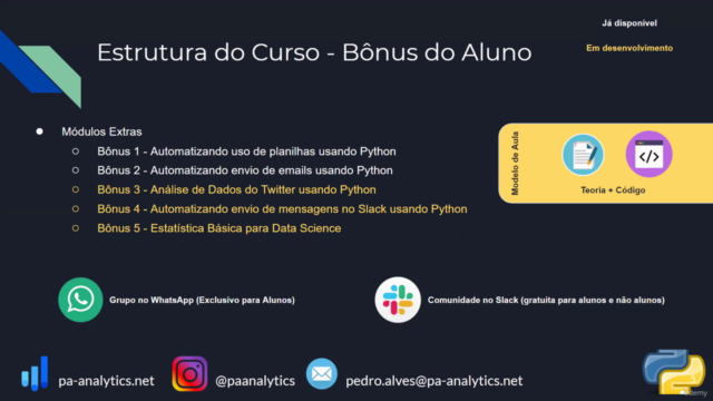 Python para Data Science e Analytics - Do Zero ao Avançado – Screenshot 4