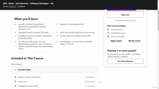 200+ Pytań - Job Interview - Software Developer - Git – Screenshot 1