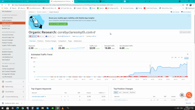 Navigating SEMrush: The Essential Guide for Newbies – Screenshot 2