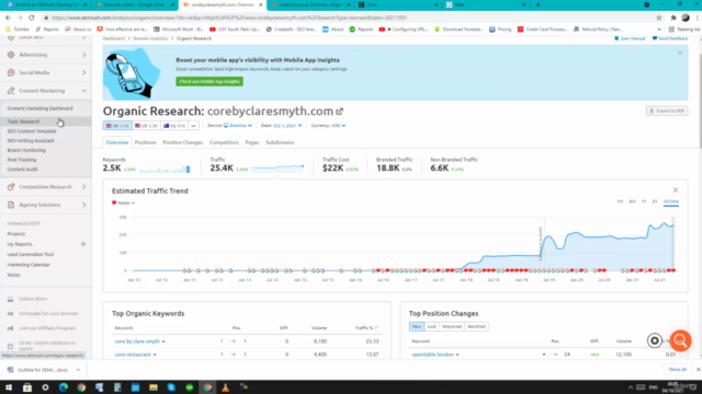 Navigating SEMrush: The Essential Guide for Newbies – Screenshot 4