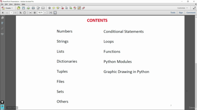 Python Programming – Screenshot 1